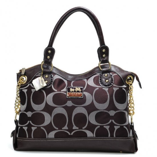 Coach Legacy Pinnacle Lowell In Signature Large Coffee Satchels ADV | Coach Outlet Canada